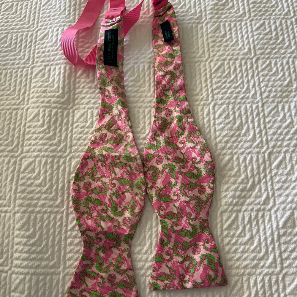 Lilly Pulitzer Pink and Green Men's Tie